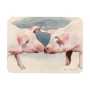 Two Little Piggies 2012 Magnet