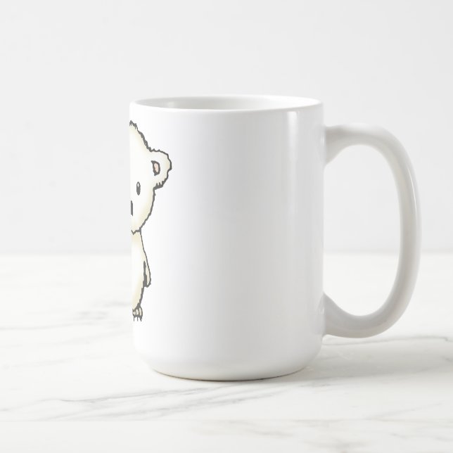 Two Little Polar Bears Coffee Mug (Right)