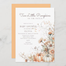 Two Little Pumpkins Baby Shower