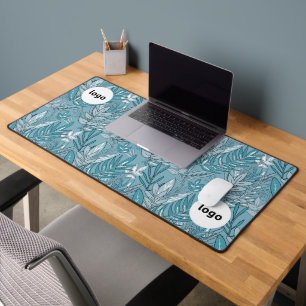 Two Logos Professional Jungle Computer Desk Mat
