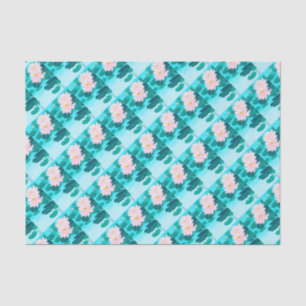 Two Lotus Flowers Tissue Paper
