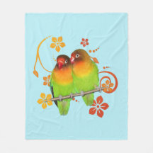 Two lovebirds cuddling