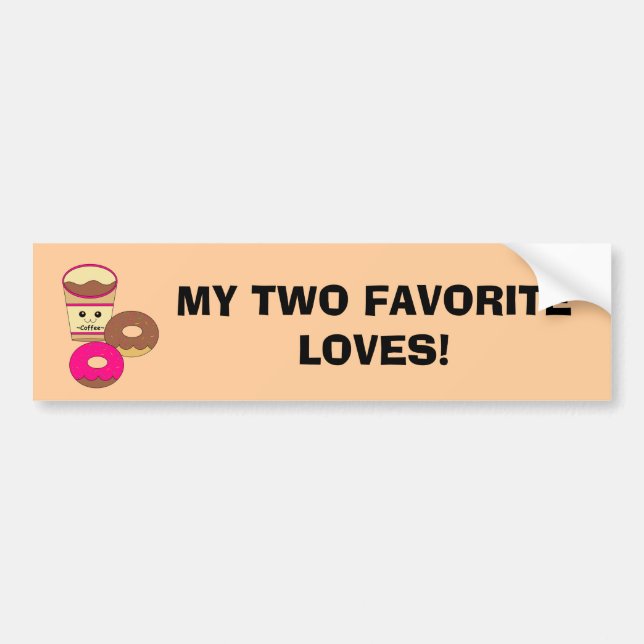 Two Loves Bumper Sticker (Front)