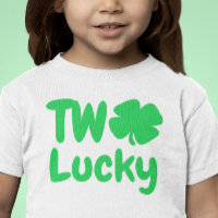 Two Lucky St Patrick's Day 2nd Birthday