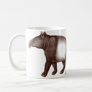 Two Malayan or Asian Tapirs Coffee Mug