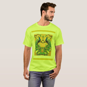 Two Male Indian Blue Peacocks T-Shirt