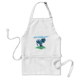 Two Manatees Standard Apron