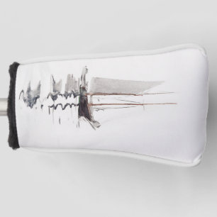 Two-masted Schooner with Dory by Winslow Homer Golf Head Cover