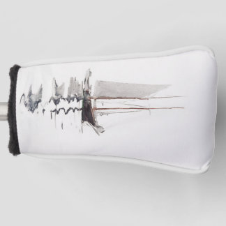 Two-masted Schooner with Dory by Winslow Homer Golf Head Cover