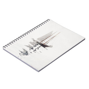 Two-masted Schooner with Dory by Winslow Homer Notebook