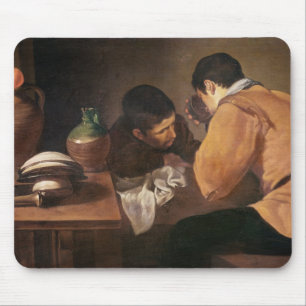 Two Men at Table, c.1620-21 Mouse Pad