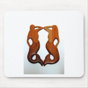 two mermaids mouse pad