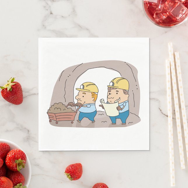 Two Miners Napkin (Creator Uploaded)