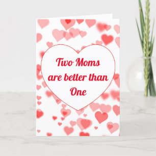 Two Moms Mother's Day Card