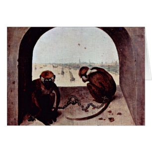 Two Monkeys By Bruegel D. Ä. Pieter (Best Quality