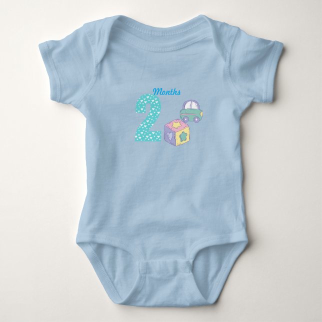 Two months  baby bodysuit (Front)