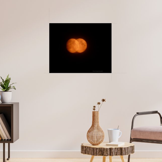Two moons poster (Living Room 3)