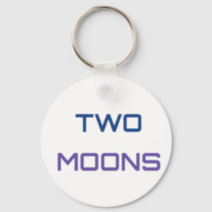 TWO MOONS Standard Branded Circular Keychain