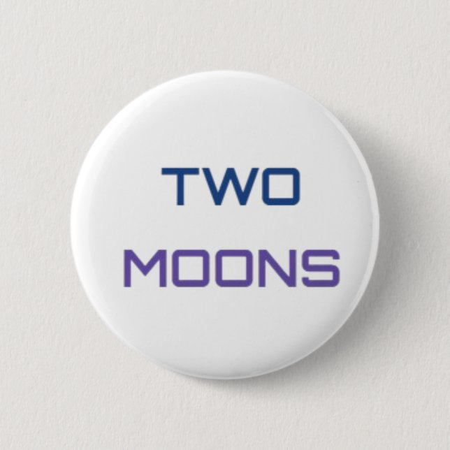 TWO MOONS Standard Button (Front)