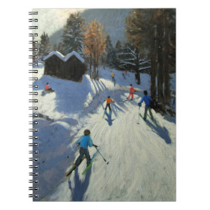 Two mountain huts Pleney Morzine Notebook