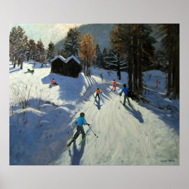 Two mountain huts Pleney Morzine Poster (Front)