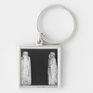Two Mourners Key Ring