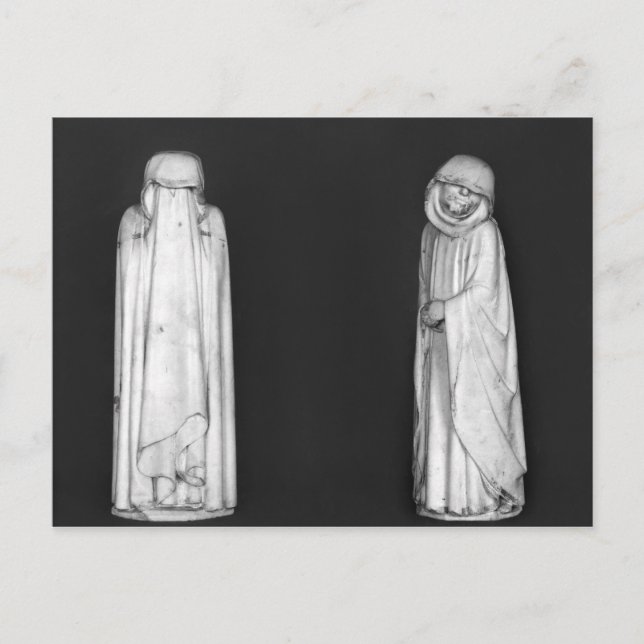 Two Mourners Postcard (Front)