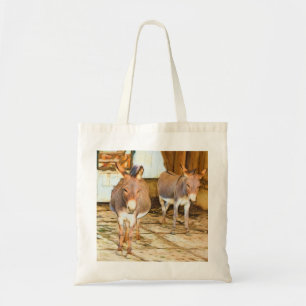 Two Mules that Are Donkeys Tote Bag