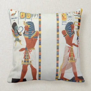 Two Murals from the Tombs of the Kings of Thebes, Cushion