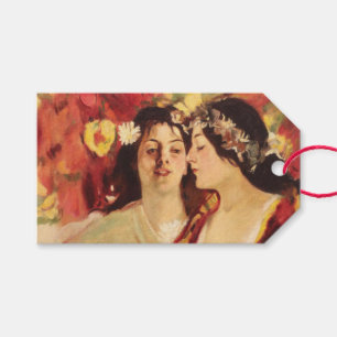 Two Muses of Spring (by Stefan Luchian) Gift Tags
