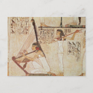 Two Musicians, from the Tomb of Rekhmire Postcard