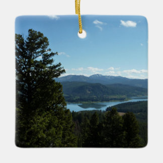 Two Ocean Lake at Grand Teton National Park Ceramic Tree Decoration