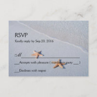Two of Us | Ocean Love Starfish Response RSVP Card