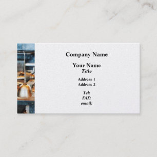Two Oil Cans - Platinum Business Card