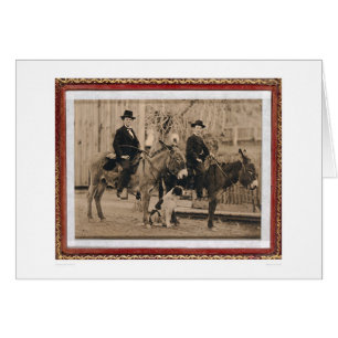 Two O'Keefe boys on donkeys (40040)