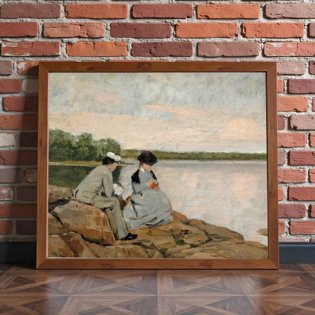 Two on the beach, Arvid Liljelund Poster (Creator Uploaded)