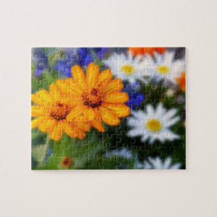 Two Orange Flowers jigsaw puzzle