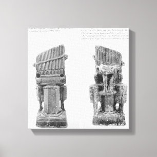 Two organs canvas print