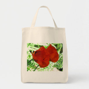 Two Oriental Poppies Flower Photo Tote Bag