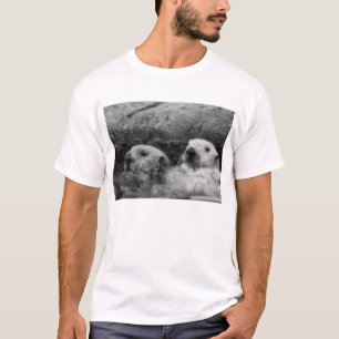 Two Otters (Black and White) Shirt