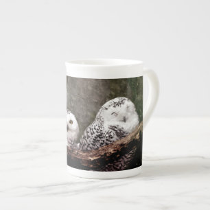 Two Owls Bone China Mug