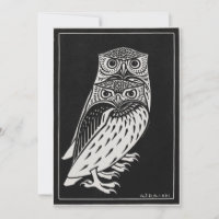 Two Owls, illustration by Julie de Graag
