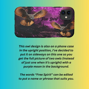 Two owls theme Case-Mate iPhone case