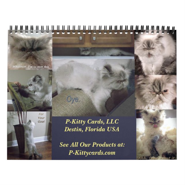 Two Page Custom Calendar, Medium Size Calendar (Cover)