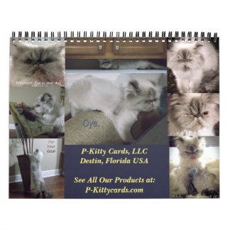 Two Page Custom Calendar, Medium Size Calendar