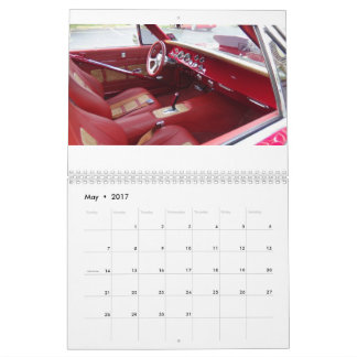 Two Page, Medium, White Calendar pro street dodge