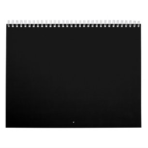 Two Page MediumCalendar, White Calendar