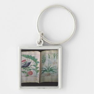 Two pages depicting Rose and Garlic Key Ring