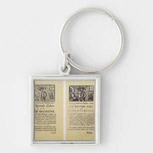 Two pages from 'La Grande Colere de Pere Key Ring