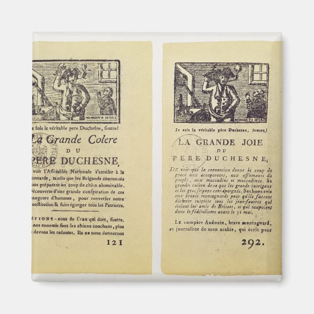 Two pages from 'La Grande Colere de Pere Magnet (Front)